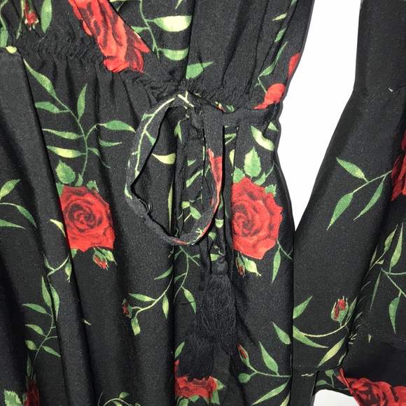 black long sleeve dress - Picture 3 of 4